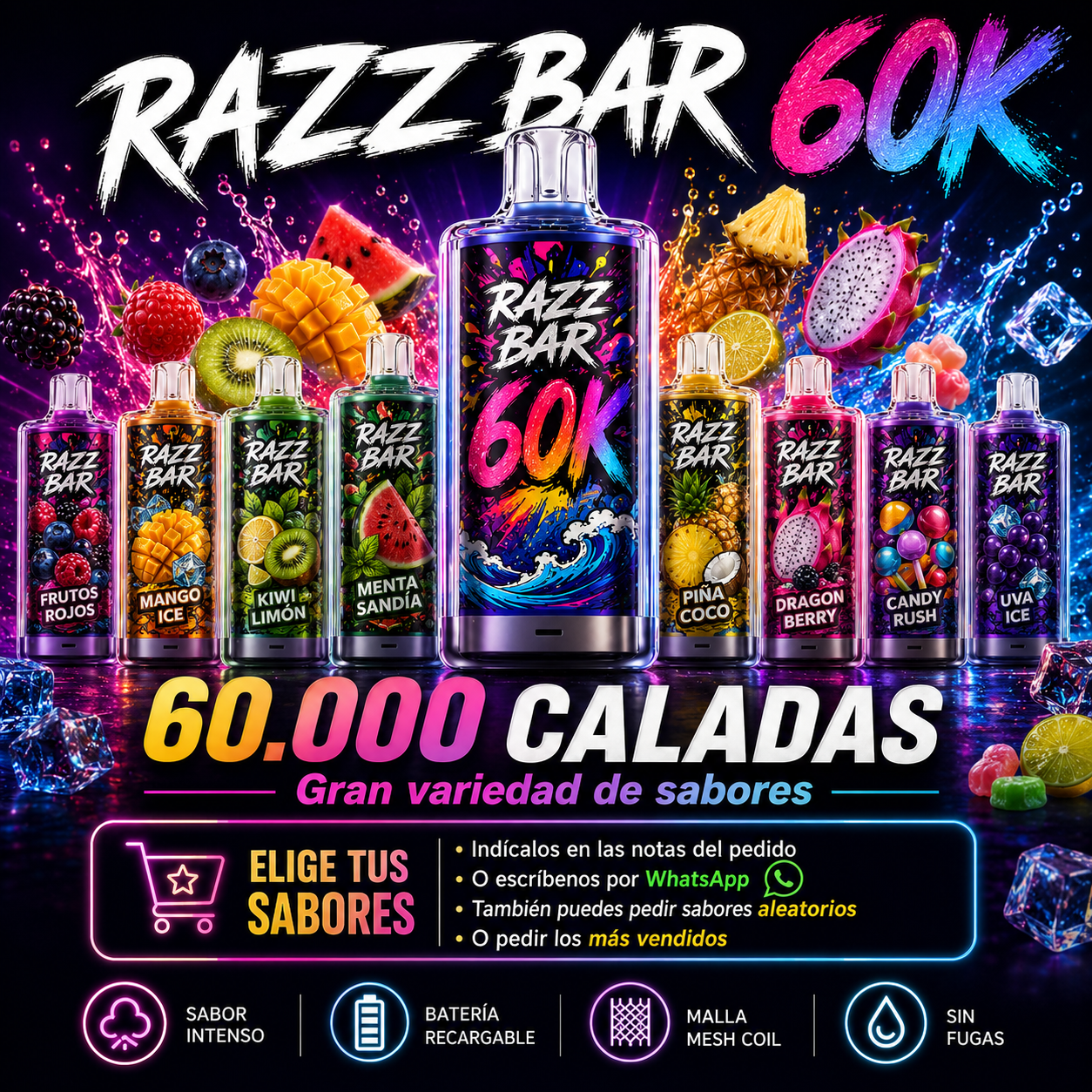 CAJAS RAZZBAR 60.000