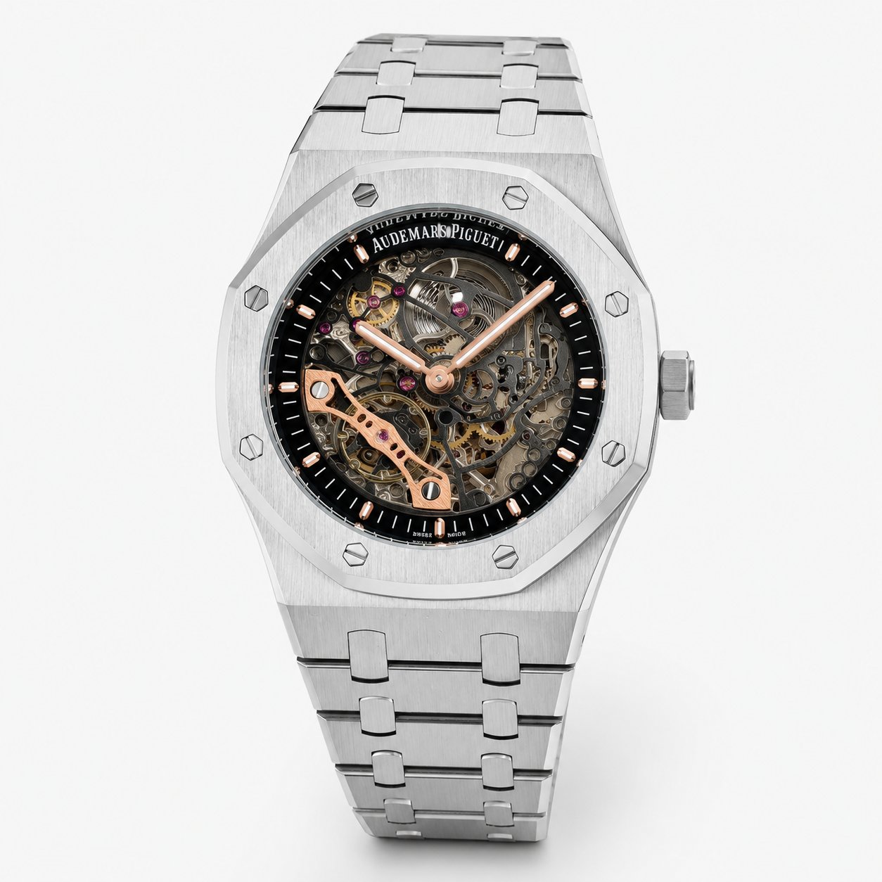 Audemars Piguet Royal Oak Skeleton plateado