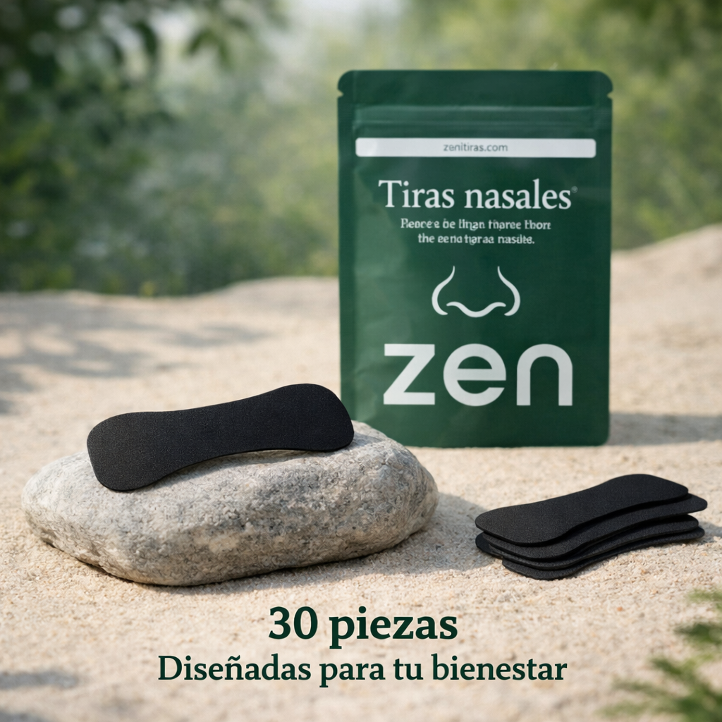 Tiras Nasales Zen (30 uds) | Mejora la Respiración y Descanso Natural