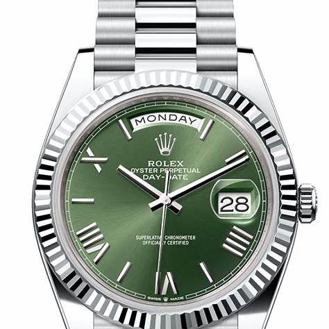 Rolex Oyster Perpetual Automático Day-Date President Green Dial