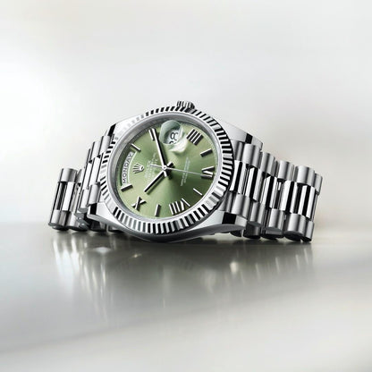 Rolex Oyster Perpetual Automático Day-Date President Green Dial